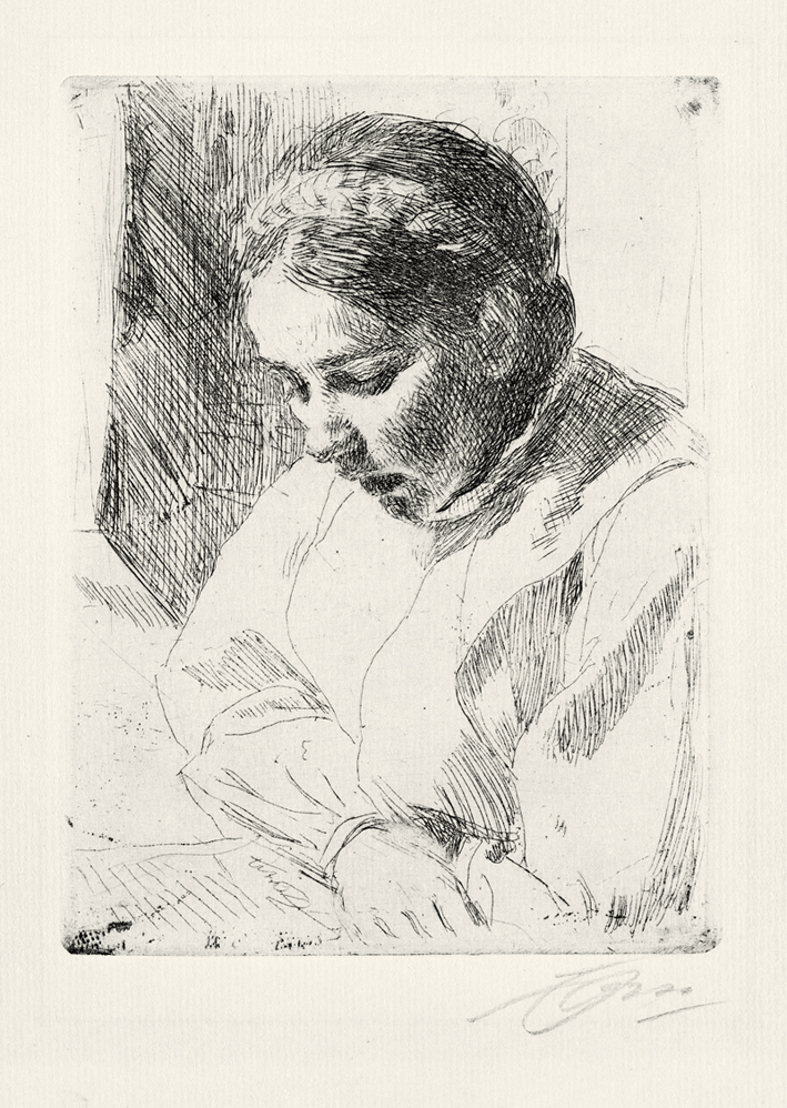  安德斯·莱奥纳德·佐恩 Anders Leonard Zorn —— 佐恩(素描) (72)